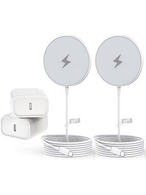 Magnetic Charger for iPhone 17,Mag-Safe Fast Wireless Charging 2Pack 15W 6Foot